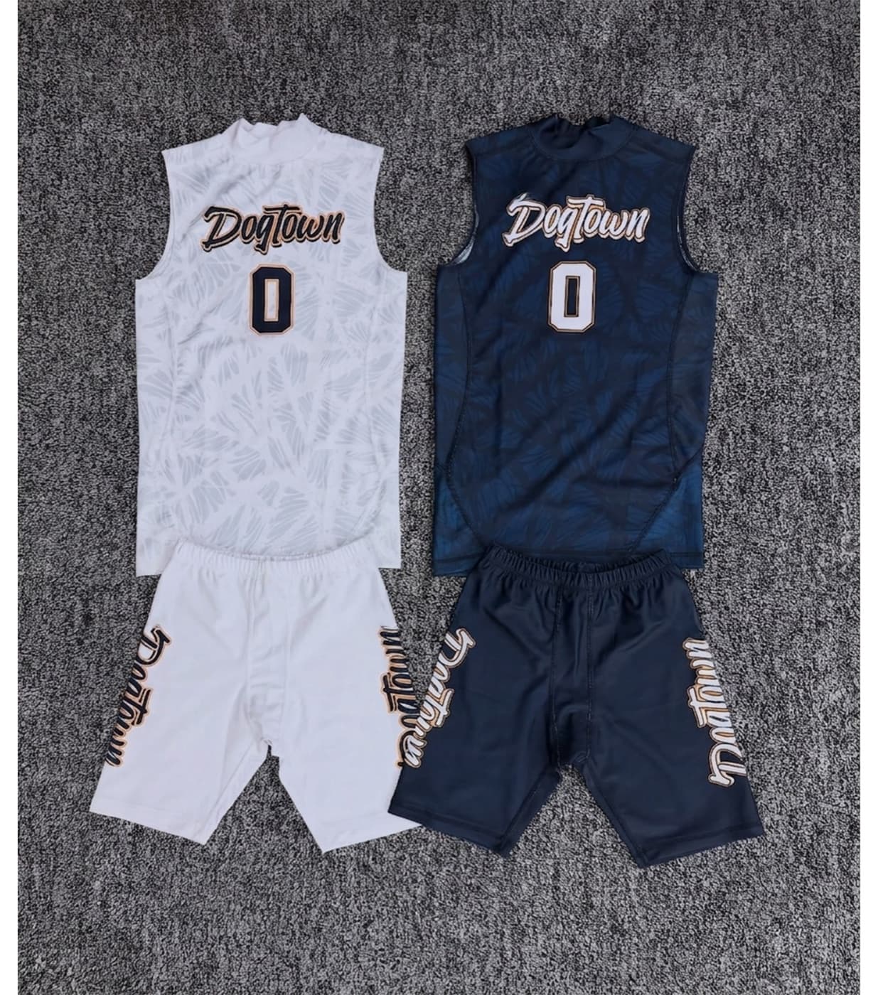 Custom basketball uniform Seamline made for the Dogtown